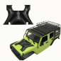 Preview: Plastic Devil Horn Engine Cover Black For Axial SCX10 Jeep Wrangler Body
