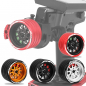 Preview: Aluminium-Lenkrad für RC-Fernsteuerungen Rot – Sanwa, Futaba, FlySky, WFLY