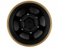 Preview: Samix SCX24 Aluminum & Brass Adjustable Offset 1.0 Beadlock Wheels (Black) (4)