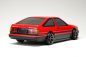 Preview: Yokomo Toyota Corolla (AE86) Levin 3-Door Body Set