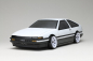 Preview: Yokomo Toyota Sprinter (AE86) Trueno 3-Door Body Set