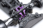 Preview: Yokomo Aluminum, one-piece, lightweight bulkhead for YD-2 / RD / SD (purple)
