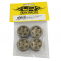 Preview: Aluminum CNC 5 Spoke Beadlock Rim 4pcs For Axial SCX24 Gold Titanium