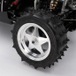 Preview: Yeah Racing Aluminium CNC 5-Speichen-Felgensatz Rot für Tamiya 4WD Buggy