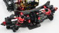Preview: QUTUS 55mm Slider Dämpfer Set für 1/10 Onroad, Drift Rot