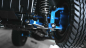 Preview: Aluminium C Hub Set (blau) für Tamiya CC01