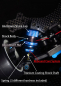 Preview: Drift Spec Shock-Gear 50mm Dämpfer Set für 1/10 RC Car Blau