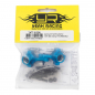 Preview: Yeah Racing Aluminium Lenkhebel/Front Knuckle vorne für Tamiya TT02D TATT-S03 blau (TT02 RWD)