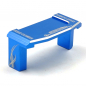 Preview: Yeah Racing  Aluminum Servo/Gyro Mount For Tamiya TT-02 Series Blue