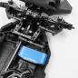 Preview: Yeah Racing  Aluminum Servo/Gyro Mount For Tamiya TT-02 Series Blue