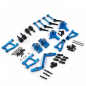 Preview: Yeah Racing Rapid Performance Essential Upgrade Kit Blau für Tamiya TT01 TT01E