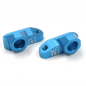 Preview: Yeah Racing Aluminum Separate Suspension Mount (1XJ) Blue For Tamiya XV-01