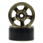 Preview: Yeah Racing 1.9 Aluminium CNC 5S Beadlock Felgen Gold Titanium (2)