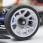 Preview: Yeah Racing Plastic Narrow Rim Set (Offset 0 +1 +2 +3) White For 1/28 RWD Mini-Z