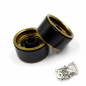 Preview: Yeah Racing 1.9 Aluminum CNC 5 Spoke w/ Graphite Beadlock Rim 2pcs Gold Titanium