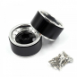 Preview: Yeah Racing 1.9 Aluminum CNC 5 Spoke w/ Graphite Beadlock Rim 2pcs Silver