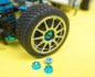 Preview: 4mm Aluminium Wheel Flange Lock Nut 4pcs For RC Car