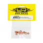 Preview: Aluminum M3 Button Head Countersunk Washer Orange 10 pcs