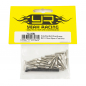 Preview: Scale Steel Bolt Wheel Screws M2.5 X 10mm 30pcs w/ Tool Silver