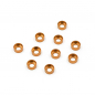 Preview: Aluminum M3 Button Head Countersunk Washer Orange 10 pcs