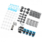 Preview: Yeah Racing QUTUS 55mm Slider Dämpfer Set für 1/10 Onroad, Drift Blau