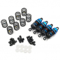 Preview: Yeah Racing 50mm Aluminium Big Bore Go Dämpfer Set für 1/10 (Blau)