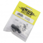 Preview: Aluminum 7075 Ball Bearing Steering Set For Tamiya M08 Black