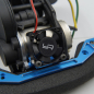 Preview: Yeah Racing Aluminum Bumper Support Blue For Tamiya XV01