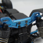 Preview: Yeah Racing Aluminum Essential Conversion Kit Blue & Black For Tamiya XV-01