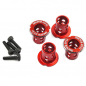 Preview: Yeah Racing 7075 Aluminum Adjustable Body Mounts 4pcs Orange