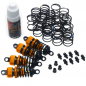 Preview: Yeah Racing Shock-Gear 50mm Damper Set for 1/10 RC Touring Car Orange