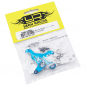 Preview: Aluminum Ball Bearing Steering Rack Set Blue For Tamiya M07