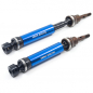 Preview: HD Tool Steel Front Universal Drive Shafts for Traxxas 1/10 Slash Stampede 4X4 Blue
