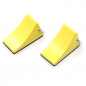 Preview: Yeah Racing 1/10 RC Rock Crawler Accessory Reifenstopper 2pcs Yellow For Tractor Truck