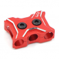 Preview: Yeah Racing Aluminum Case 12-14 Gauge Wire Guard Clamp Type A Red