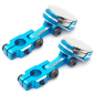 Preview: Yeah Racing Aluminium CNC Magnetic Invisible Body Mounting System 2pcs Blue