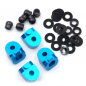 Preview: Aluminum Rear Skid Angle Adjust Suspension Mount For Tamiya M07 Blue