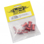 Preview: Aluminum Hex Adaptor 20mm Offset For 12mm Hex Wheels Red 4pcs
