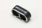 Preview: Yokomo Aluminum wire guide for 12 gauge (black/2 holes)