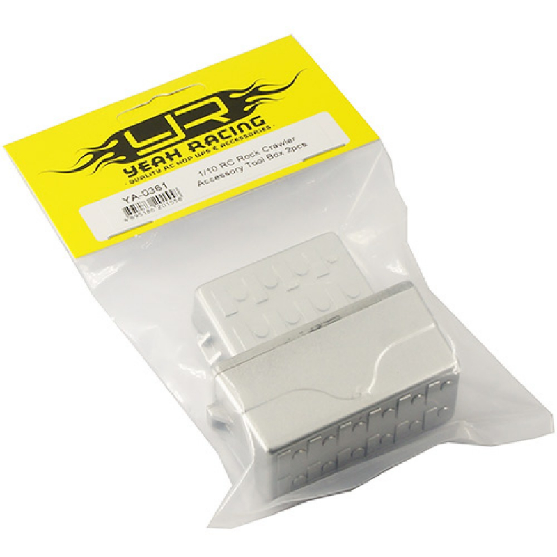 Preview: Yeah Racing 1/10 RC Rock Crawler Zubehör Werkzeugkiste 2 Stk.
