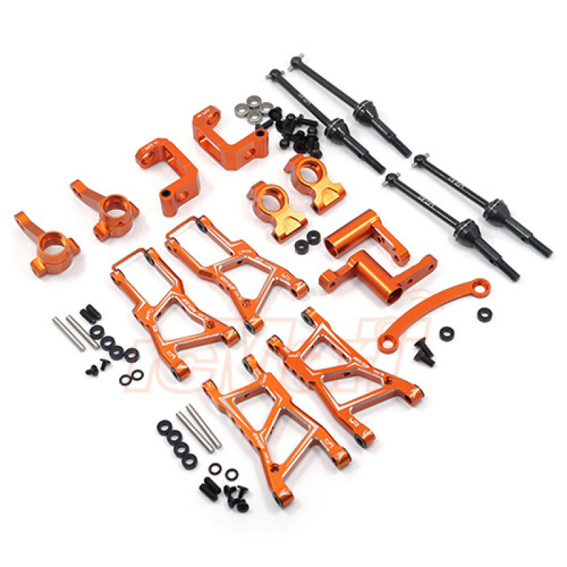 Yeah Racing Aluminium Essential Umbausatz für HPI RS4 Sport 3 Orange