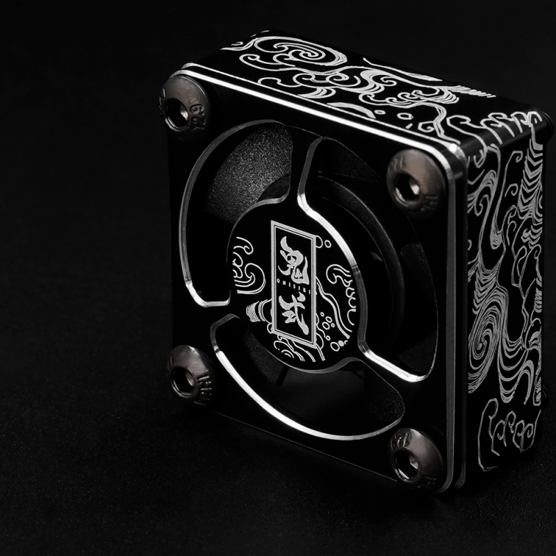 Preview: Onisiki Aluminium-Lüfterabdeckung 25 x 25 mm