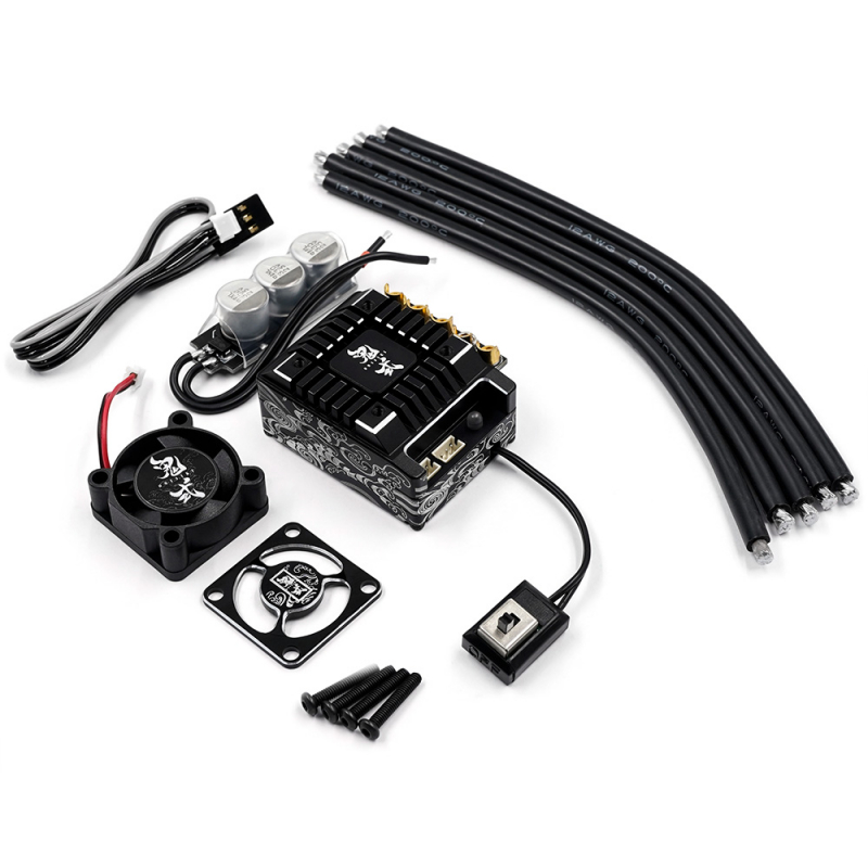 Preview: Onisiki 120A Limited Edition Brushless Sensored Fahrtenregler V2 für 1:10 und 1:12 Modelle