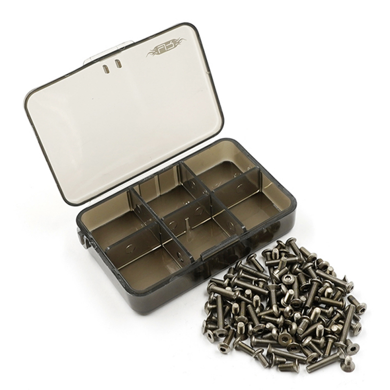 Yeah Racing  Titanium Screw Assorted Set w/Box For Tamiya CC-02