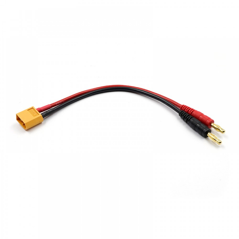 XT60 Male To 4mm Plug Charge Cable Connector Wire