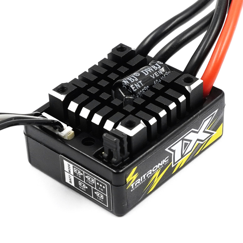 Yeah Racing Tritronic 1X 1/10 Waterproof Brushed 60A Regler - Schwarz