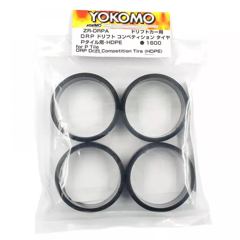 Yokomo Competition Driftreifen 4 Stück für  P-Tile Surfaces