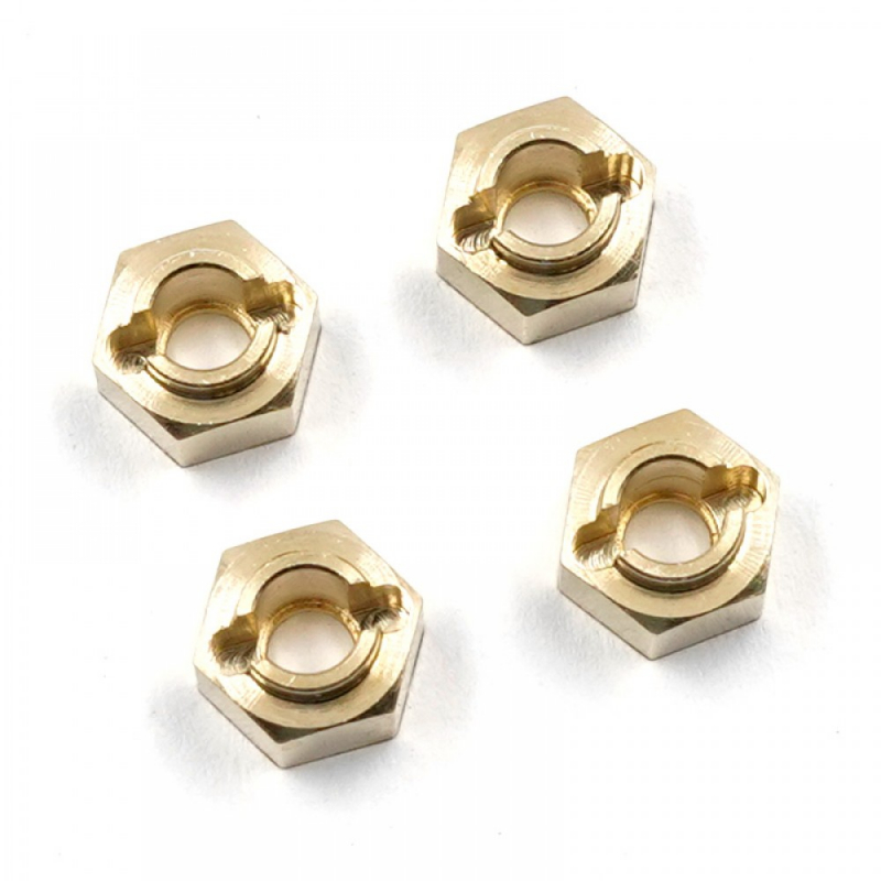 Brass/Messing-Sechskantadapter Set für Traxxas TRX-4M