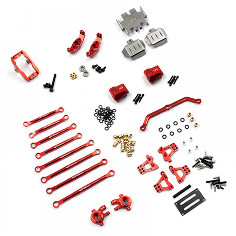 Yeah Racing Aluminum Essential Conversion Kit Fits TRX-4M (Red)