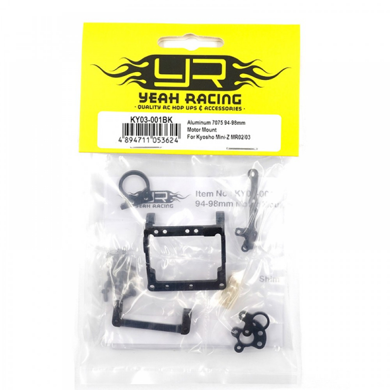 Yeah Racing Aluminum 7075 94-98mm Motor Mount For Kyosho Mini-Z MR02/03/04